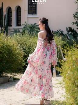 Thumbnail LEILA CLOSET | Đầm maxi thiết kế Julie tay dài đuôi cá 3