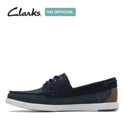 Thumbnail Giày Thuyền Da Nubuck Nam Clarks - Bratton Boat 4