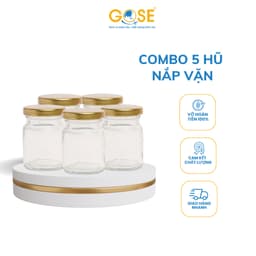 Thumbnail Combo lọ thủy tinh chưng yến tròn nắp vặn 70ml GOSE hũ đựng yến chưng 1