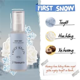Thumbnail Body Mist Không Cồn De Memoria Minisize 10ml - Mùi #01 First Snow Hương Hoa Thanh Mát 1