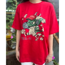 Thumbnail Áo Thun BOO Unisex Regular In Graphic Rồng Trượt Ván Hoan Hỷ 20 Năm 1