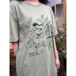 Thumbnail Áo Thun BOO Unisex Regular In Graphic Rồng Trượt Ván Hoan Hỷ 20 Năm 3