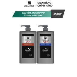 Thumbnail Sữa tắm nam cao cấp Romano VIP mạnh mẽ bí ẩn Passion / Vision 650g 1