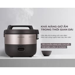 Thumbnail Nồi Cơm Điện Cuckoo 3 lít CR-1755- Lòng nồi chống dính- Hàng chính hãng- Bảo hành 2 năm 3