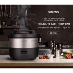Thumbnail Nồi Cơm Điện Cuckoo 3 lít CR-1755- Lòng nồi chống dính- Hàng chính hãng- Bảo hành 2 năm 2