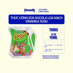 Thumbnail Thùng Thức uống sữa Socola lúa mạch Vinamilk Susu - Thùng 24 túi 110ml 3