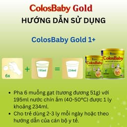 Thumbnail Sữa non COLOSBABY GOLD 1+ 800g, sữa bột giúp bé tăng cân - VitaDairy 1