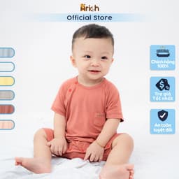 Thumbnail Body cộc tay Arich vải sợi tre petit cao cấp, co giãn, mềm mịn cho bé trai bé gái size 0-18tháng 1