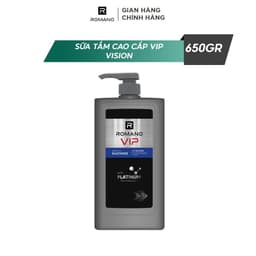 Thumbnail Sữa tắm nam cao cấp Romano VIP mạnh mẽ bí ẩn Passion / Vision 650g 2