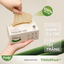 Thumbnail Thùng Khăn Giấy Rút Để Bàn ║ Fudo Bamboo® ║ TISSUEPACK™ 3