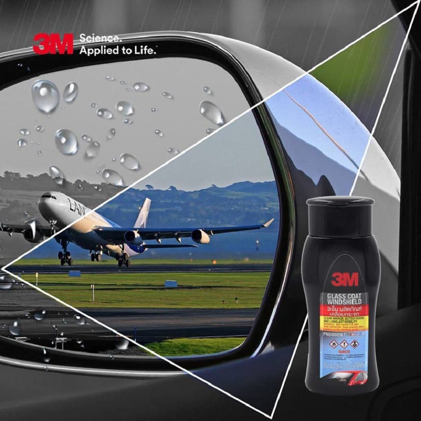Ảnh Dung dịch chống bám nước kính xe 3M™ Glass Coat Windshield 3M 08889 LT 200ml 3