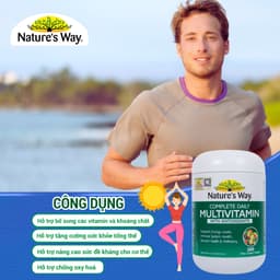 Thumbnail Vitamin Tổng Hợp Nature’s Way Complete Daily Multivitamin - Hộp 200 Viên - Hỗ Trợ Bổ Sung Vitamin Và Khoáng Chất 1
