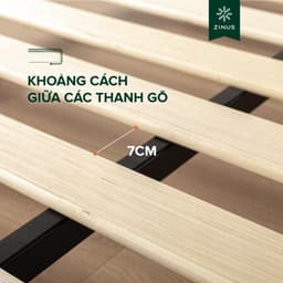 Thumbnail Giường Gỗ Khung Kim Loại – Zinus Ironline Platforma Bed 4