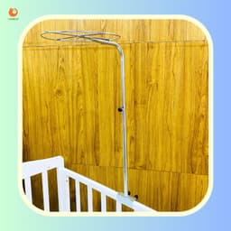 Thumbnail Màn Cũi Cho Bé GOLDCAT Và Cây Treo Màn Chất Liệu Vải Mắt Lưới Cao Cấp, Khung Treo Tăng Chỉnh Độ Cao Thông Minh 3