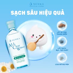 Thumbnail Bộ 02 Nước tẩy trang Micellar Giảm Mụn Senka All Clear Water Acne Care 230ml/chai 1