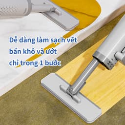 Thumbnail Cây lau mini tự vắt ZOLELE lau kính, lau bàn nhỏ gọn cầm tay tháo rời tiện lợi DM01 ( Màu Xám ) 4