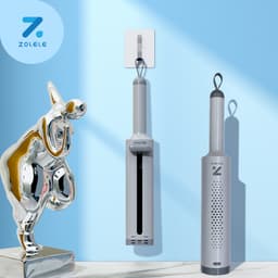 Thumbnail Cây lau mini tự vắt ZOLELE lau kính, lau bàn nhỏ gọn cầm tay tháo rời tiện lợi DM01 ( Màu Xám ) 3