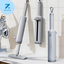 Thumbnail Cây lau mini tự vắt ZOLELE DM01 lau kính, lau bàn nhỏ gọn cầm tay tháo rời tiện lợi ( Màu Hồng ) 3