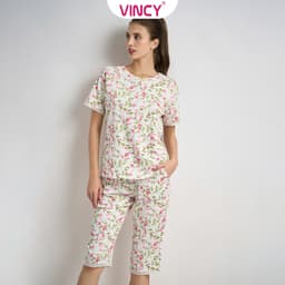 Thumbnail Bộ Đồ Thun Lửng Nữ Vincy BTL026S11 4