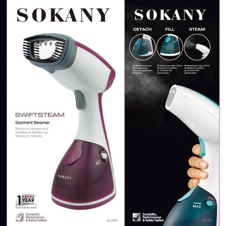 Ảnh Bàn là hơi nước cầm tay SOKANY ủi nhanh phẳng mọi chất vải, cực tiện lợi [BẢO HÀNH 12 THÁNG - ĐỔI TRẢ TRONG 15 NGÀY] 2