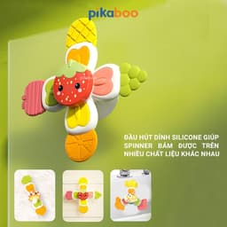 Thumbnail Đồ chơi con quay spinner gặm nướu ngộ nghĩnh 3 trong 1 cao cấp Pikaboo bộ 3 con quay cao cấp an toàn 4