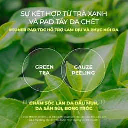 Thumbnail Toner Pad Tẩy Tế Bào Chết Trà Xanh Làm Dịu và Phục Hồi Da Dầu Mụn Neogen Dermalogy PHA Gauze Peeling 30 Miếng 4