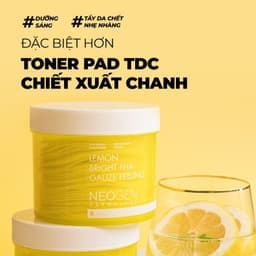 Thumbnail Toner Pad Tẩy Da Chết Chanh Dưỡng Trắng, Đều Màu Da Neogen Dermalogy Lemon Bight PHA Gauze Peeling 30miếng 3