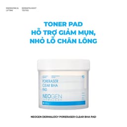 Thumbnail Toner Pad Giảm Mụn, Thu Nhỏ Lỗ Chân Lông Neogen Dermalogy Poreraser Clear BHA Pad 90 miếng 2