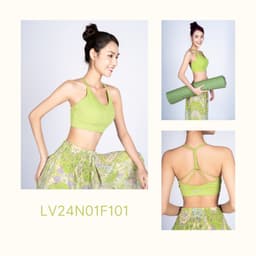 Thumbnail Áo Bra Tập Yoga Gym Kèm Đệm Rời Livan Sport Nhiều Màu Sắc Lựa Chọn, Áo Bra Thể Thao, Áo Bra Kèm Đệm 4