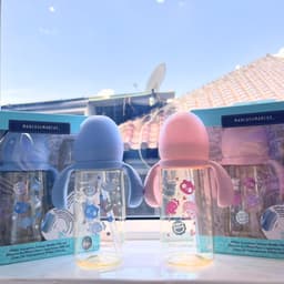 Thumbnail Bình Tập Uống Chuyển Tiếp PPSU  Marcus & Marcus 300ml Cho Bé Từ 6 Tháng – Xanh 1