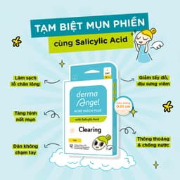 Thumbnail Miếng Dán Mụn Derma Angel Acne Patch Plus with Salicylic Acid Day 12 Miếng 3