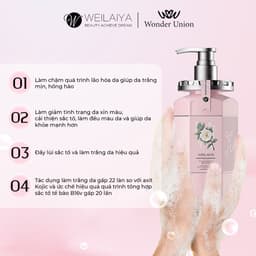 Thumbnail Sữa tắm trắng da, làm sạch da toàn thân Niacinamide Weilaiya thơm lâu phù hợp cho mọi loại da 450ml new 2
