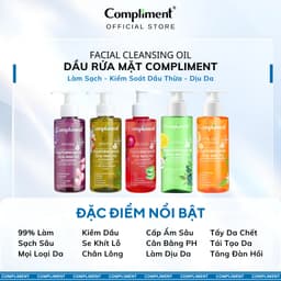 Thumbnail Dầu Gel Rửa Mặt Compliment No Problem Ngăn Ngừa Mụn Sạch Sâu 150ml 2