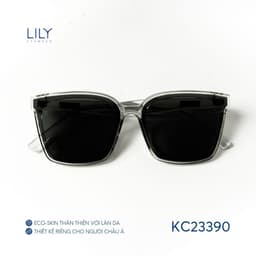 Thumbnail Kính mát Xoài non đeo mắt vuông nam nữ LILYEYEWEAR chất liệu nhựa cao cấp CHỐNG TIA UV400 màu sắc thời trang KC23390 4