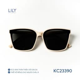 Thumbnail Kính mát Xoài non đeo mắt vuông nam nữ LILYEYEWEAR chất liệu nhựa cao cấp CHỐNG TIA UV400 màu sắc thời trang KC23390 3