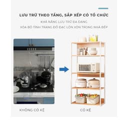 Thumbnail Kệ lò vi sóng IGA sắp xếp không gian bếp gọn gàng phong cách hiện đại GM05 2