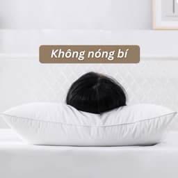 Thumbnail Gối Nằm Ngủ Thấp 8 Cm Latalia Lasante Thoáng Khí, Êm Ái 45x65 Cm 2