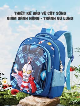 Thumbnail Balo mẫu giáo cho bé trai 1989KIDS đi học từ 2 đến 5 tuổi,bề mặt nhựa eva chống thấm nước,balo bé trai cute,,balo trẻ em 2