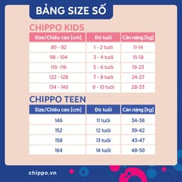 Thumbnail Quần Bò Giấy Suông Chippo Quần Jean Đi Học Cho Bé Gái từ 7 đến 12 Tuổi 22 kg đến 40 kg 3