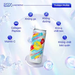 Thumbnail Pack 6 Lon Nước Uống Đẹp Da 82X Kakemono Vị Ổi Hồng Giúp Da Săn Chắc, Sáng Mịn, Duy Trì Vóc Dáng 245ml/lon 1