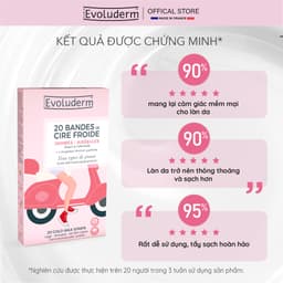 Thumbnail Tẩy lông Evoluderm dạng miếng dành cho chân tay 20 Miếng 2
