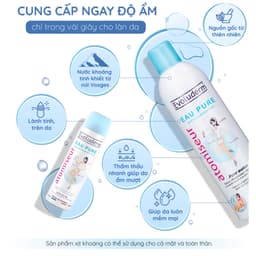 Thumbnail Bộ xịt khoáng dưỡng da cấp ẩm Evoluderm Atomiseur Eau Pure 400ml và 150ml 3