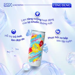 Thumbnail Pack 12 Lon Nước Uống Làm Đẹp Da 82X Kakemono Vị Ổi Hồng Bổ Sung Collagen Chiết Xuất Từ Da Cá Ngừ Đại Dương 245ml/lon 1