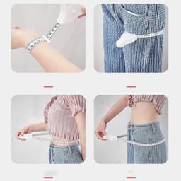 Thumbnail Thước Dây - Taky, Đo Vòng Bụng, Bắp Tay, Eo 3 Vòng Kiểm Tra Sức Khỏe 1.5m - Với Nút Bấm Tự Rút Sau Khi Dùng. 5940-5945 3