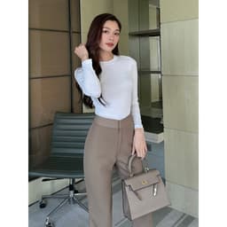 Thumbnail BBSTORE’S Áo Thun Tay Dài Cổ Tròn Thanh Lịch - A2197S 2