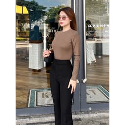 Thumbnail BBSTORE’S Áo Thun Tay Dài Cổ Tròn Thanh Lịch - A2197S 4