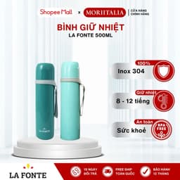 Thumbnail Bình giữ nhiệt Basic La Fonte 180695, Dung tích 500ml, Thép không gỉ SUS304, Nắp làm cốc - MORIITALIA 180701 1