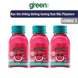 Thumbnail Combo 2, combo 3, hũ kẹo the không đường hương Dưa Hấu Playmore 22g 1