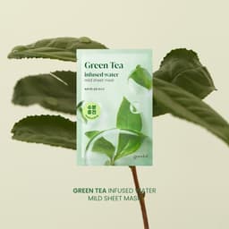 Thumbnail Combo 10 Mặt Nạ Giấy Goodal Cấp Ẩm Từ Trà Xanh Green Tea Infused Water Mild Sheet Mask 20g 4