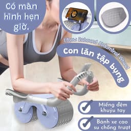 Thumbnail BG Con lăn trợ lực, tại nhà thế hệ mới 2 bánh thiết kế mới có chỗ để tay tiện dụng 1